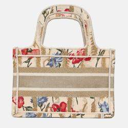 Pre Owned حقيبة كتب ميني قماش كريستيان ديور 2020 هيبيسكوس