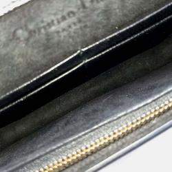 مملوكة مسبقًا حقيبة كريستيان ديور 30 مونتاين جلد أسود اثنان في واحد بحافظة