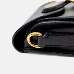 مملوكة مسبقًا حقيبة بوبي ديوير جلد أسود صغيرة