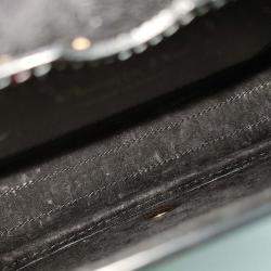 مملوكة مسبقًا حقيبة بوبي ديوير جلد أسود صغيرة