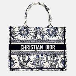 Pre Owned Dior Multicolor Fabric Book Tote Bag