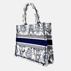 Pre Owned Dior Multicolor Fabric Book Tote Bag
