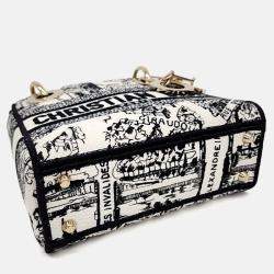 مملوكة مسبقًا Dior Multicolor Fabric D-Lite Lady Bag Mini