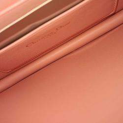 Pre Owned Dior Pink Leather Miss Caro Mini