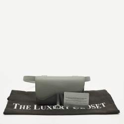 مملوكة مسبقًا حقيبة حزام ديور سادل جلد رمادية