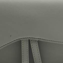 مملوكة مسبقًا حقيبة حزام ديور سادل جلد رمادية