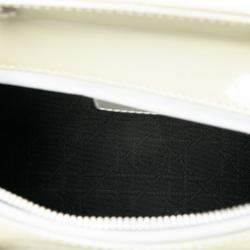 Pre Owned Dior Green Medium Patent Cannage Lady Dior