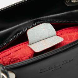 مملوكة مسبقًا Dior Black Large Patent Lady Dior