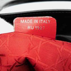 مملوكة مسبقًا Dior Black Large Patent Lady Dior