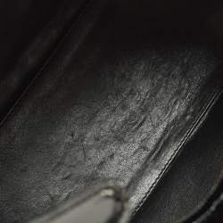 Pre Owned Dior Soft lady Dior Black Cannage Patent Leather Tote