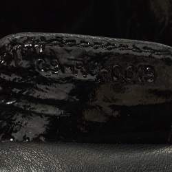 Pre Owned Dior Soft lady Dior Black Cannage Patent Leather Tote