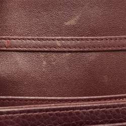 Pre Owned محفظة بسلسلة ديور ديوراما جلد وردي أبيض فاتح