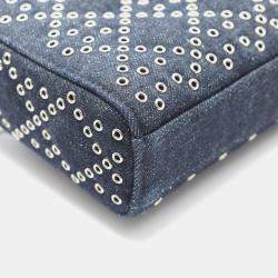 مملوكة مسبقًا Christian Dior Dior Lady D-Joy Medium Handbag  Denim  Navy