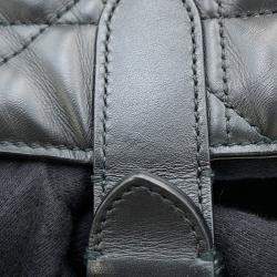 مملوكة مسبقًا حقيبة يد ديور توت كبيرة ماكروكاناج سوداء