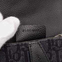 Pre Owned حقيبة كروس ديور بني قماش أوبليك "سادل"