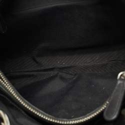 Pre Owned حقيبة يد ديور سوفت ليدي ديور صغيرة جلد كاناج أسود