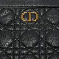 Pre Owned حقيبة بوش ديور كارو ديور إيفري جلد أسود كاناج