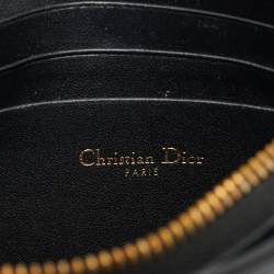 Pre Owned حقيبة بوش ديور كارو ديور إيفري جلد أسود كاناج