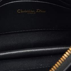 Pre Owned حقيبة بوش ديور كارو ديور إيفري جلد أسود كاناج