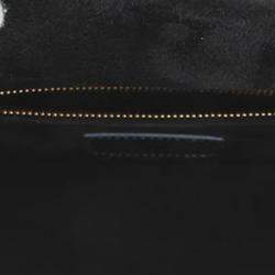 مملوكة مسبقًا حقيبة ديور ليدي ديور معدنية رمادية جلد خروف مقاس صغير