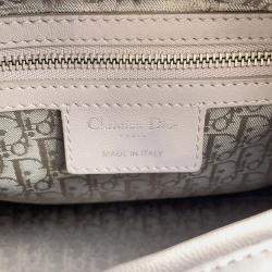 مملوكة مسبقًا Dior Lady Dior Canage Gray Leather Size Medium