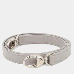 مملوكة مسبقًا Dior Lady Dior Canage Gray Leather Size Medium