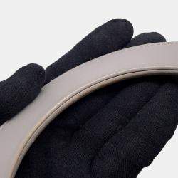 مملوكة مسبقًا Dior Lady Dior Canage Gray Leather Size Medium