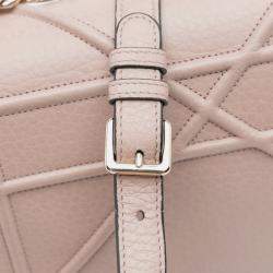 Pre Owned Dior Pink Medium Grained Calfskin Diorama Flap