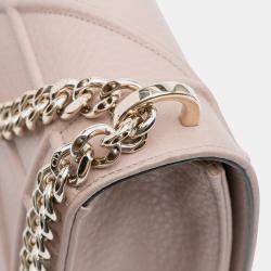 Pre Owned Dior Pink Medium Grained Calfskin Diorama Flap