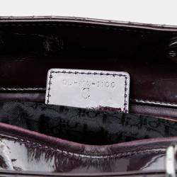 مملوكة مسبقًا حقيبة ديور ليدي كنّاج براءة كبيرة بنفسجية