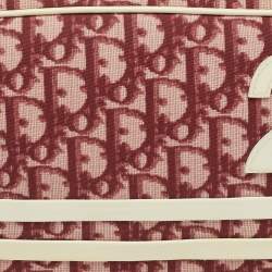 Pre Owned Dior Trotter Rasta 2 Red Diorissimo Coated Canvas Messenger Bag