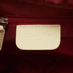Pre Owned Dior Trotter Rasta 2 Red Diorissimo Coated Canvas Messenger Bag