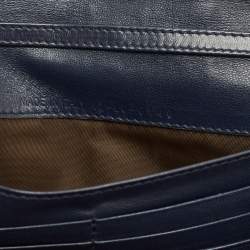 Pre Owned محفظة ديور ليدي ديور سلسلة جلد لامع كاناج خردلية