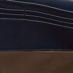 Pre Owned محفظة ديور ليدي ديور سلسلة جلد لامع كاناج خردلية