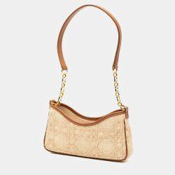 مملوكة مسبقًا حقيبة هوبو ديور بني رافيا مكروكاناج ميني 30 مونتين أفينيو