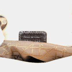 Pre Owned حقيبة يد ديور ليدي ديور قماش أبيض متوسطة