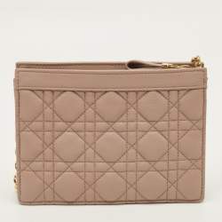 Pre Owned حقيبة صغيرة ديور كارو جلد كاناج بيج بسلسلة وسحاب