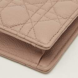 Pre Owned حقيبة صغيرة ديور كارو جلد كاناج بيج بسلسلة وسحاب