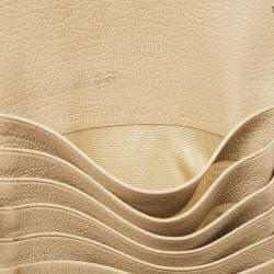 مملوكة مسبقًا Dior Saddle Cosmos Zipped Beige Leather Continental Wallet