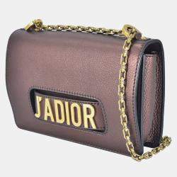 Pre Owned Dior Brown Medium J'Adior Chain Flap