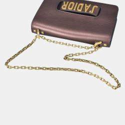 Pre Owned Dior Brown Medium J'Adior Chain Flap