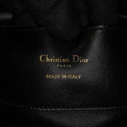 مملوكة مسبقًا Dior Blue Medium Beaded Ribbon Embroidered Floral Lady D Joy