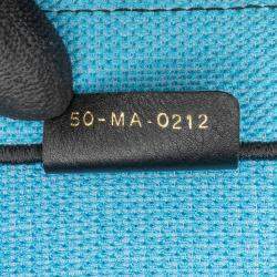 مملوكة مسبقًا Dior Blue Medium Embroidered Canvas Zebra D Jungle Pop Book Tote