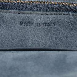 مملوكة مسبقًا Dior Blue Leather Saddle Belt Bag