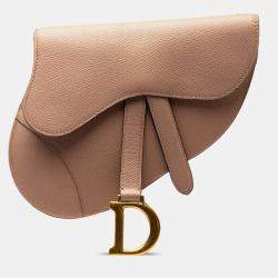 مملوكة مسبقًا Dior Brown Leather Saddle Belt Bag