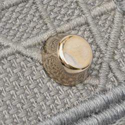 Pre Owned Dior Grey Medium Canvas Cannage Lady D Lite