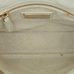 مملوكة مسبقًا Dior White DiorAmour Niki De Saint Phalle Mini Calfskin Lady Dior