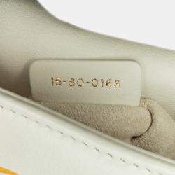 مملوكة مسبقًا Dior White DiorAmour Niki De Saint Phalle Mini Calfskin Lady Dior