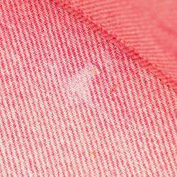 Pre Owned Dior Pink Medium Denim Macrocannage Caro Bag