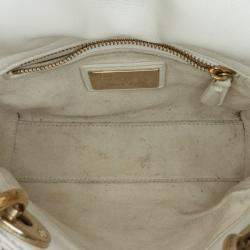 Pre Owned Dior White DiorAmour Niki De Saint Phalle Mini Calfskin Lady Dior